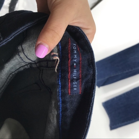 Tommy Hilfiger Dark Wash Straight Leg Jeans - Picture 3 of 5